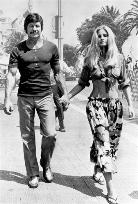 Charles Bronson And Jill Ireland 1971 Roldschoolcool