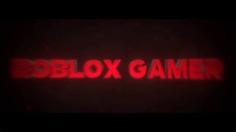 Intro For Roblox Gamer Youtube