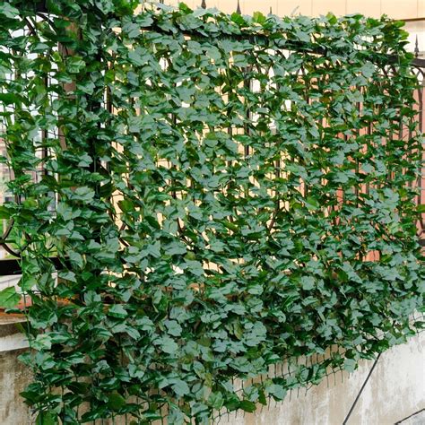 40x95 Faux Ivy Leaf Decorative Privacy Fence Screen Artificial