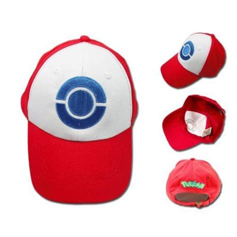 Buy Pokemon Ash Hat Ketchum Game Cosplay Costume Pokemon Hat Cap Online