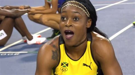 Elaine Thompson Makes History Wins Gold In Womens 200m At Rio Olympics I Am A Jamaican
