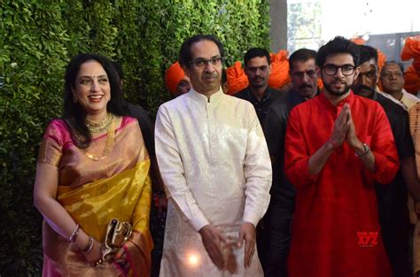 Raj Thackeray Makes Power Statement At Son Amits Wedding Social