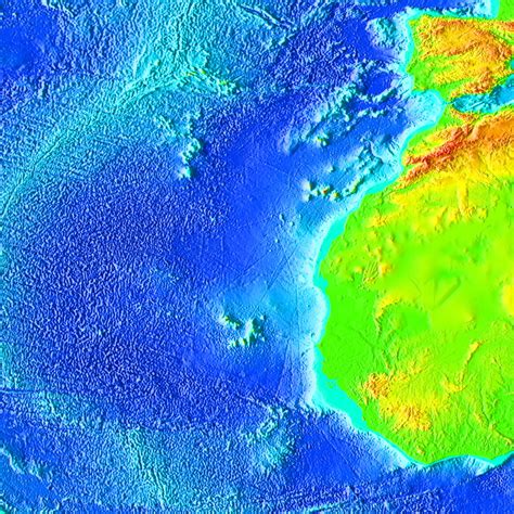 Topography Of The Ocean Floor