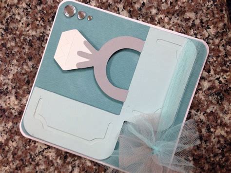Bridal Shower Card Made With Cricut Sweethearts Cartridge Bridal