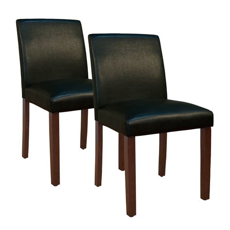 Set of 4 eiffel dining chair modern wooden leg soft padded patchwork office seat. A-America Parsons Low Back Dining Side Chair - Espresso ...