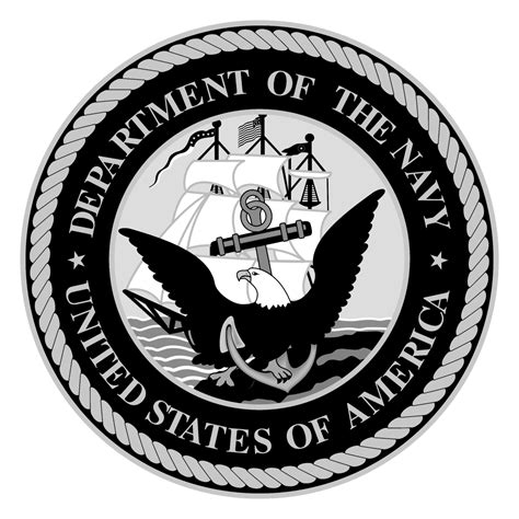Department Of The Navy Logo Black And White Brands Logos