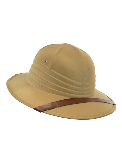 British Tan Pith Helmet African Safari Jungle Hat Explorer Professor Costume Hat Ebay