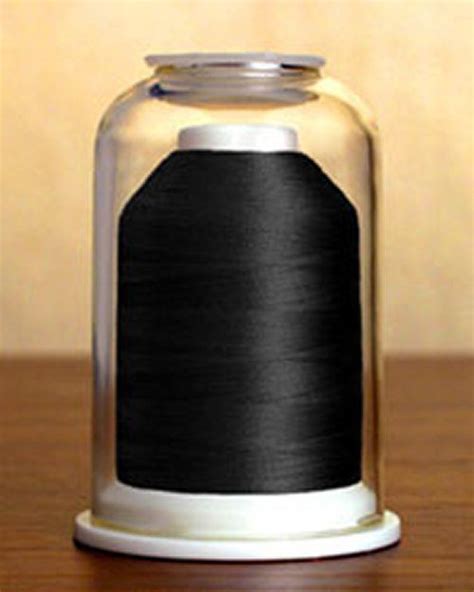 1000 Classic Black Hemingworth Embroidery Thread