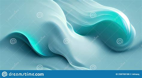 Soft Blueish White Wavy Liquid Flow With A Smooth Texture And Blurring