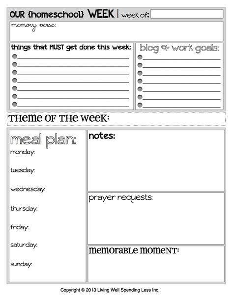 If you downloaded a previous version of the planner, the only thing different about. 6 Best Images of Free School Planner Printables - Free ...
