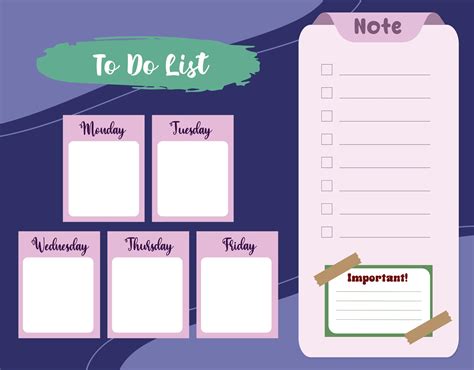 11 Best Monday Through Friday Planner Printable Pdf For Free At Printablee