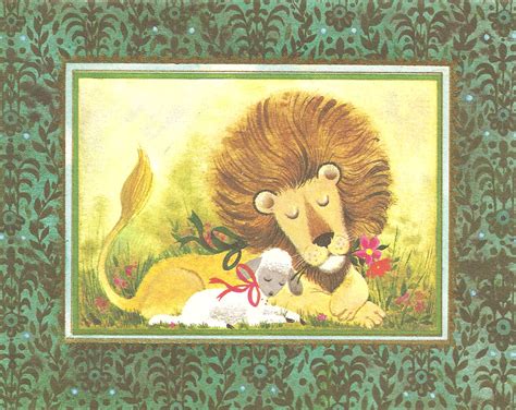 Last day to mail christmas cards 2020. PowerOfBabel: Nanny's Christmas Cards: Lion and Lamb