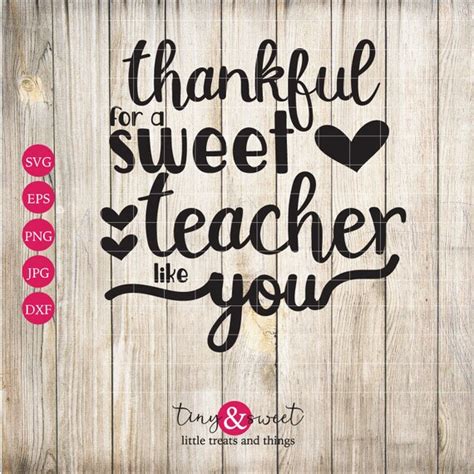 Thanks For Being A Sweet Teacher Printable