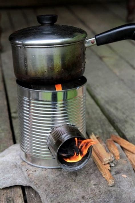 Homemade tin can rocket stove. Homemade Wood Burning Stoves And Heaters | The Owner ...