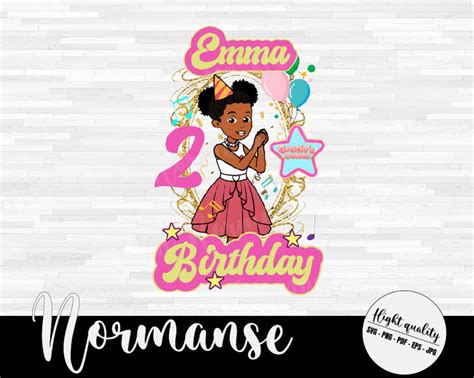 Personalized Name And Age Gracies Corner Birthday Girl Etsy