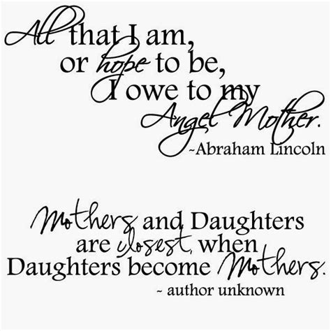 Mothers hold their daughter's hands for only a short while, but their. Famous Quotes About Mothers Love. QuotesGram