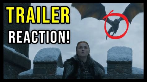 Game Of Thrones Season 8 Official Trailer Live Discussion Youtube