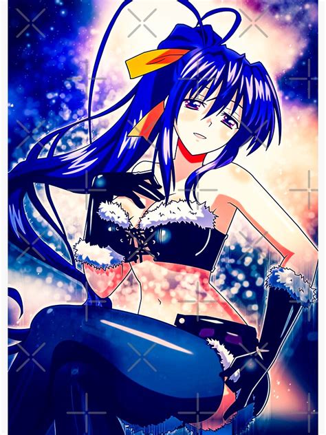 High School Dxd Akeno Himejima Anime Mädchen Waifu Sticker Von Spacefoxart Redbubble