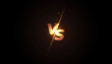 Versus Vs Screen Banner For Battle Or Co Free Vector Freepik