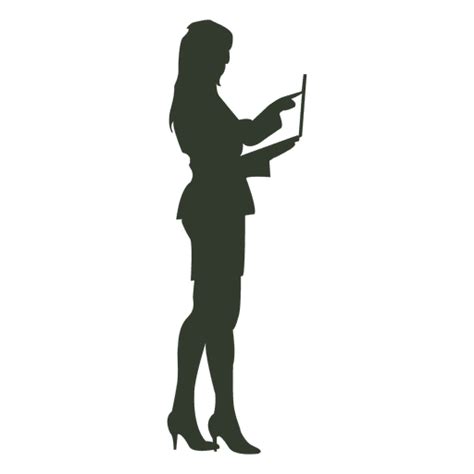 Woman Working Silhouette Transparent Png And Svg Vector File