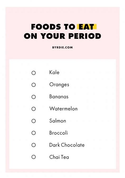 Foods To Eat And Avoid On Your Period Health Tips Health And