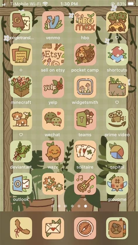 NEW EXPANSION Cottagecore iPhone iOS 14 App Icons, Spring / Summer