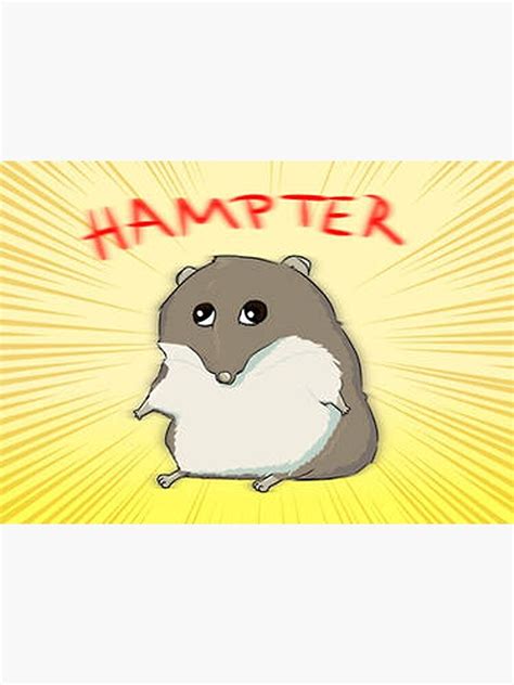 Hampter Meme Poster For Sale By Thomasbarlow Redbubble