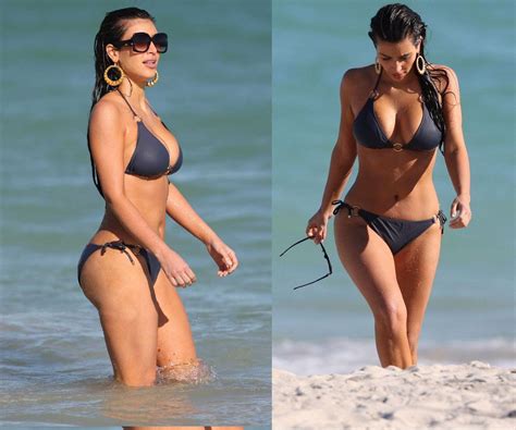 Kim Kardashian Bikini Body Fitness Kim Kardashian Bikini Curvy