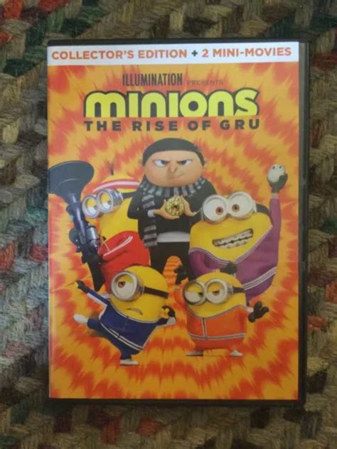 Minions The Rise Of Gru Collectors Edition Dvd Despicable Me