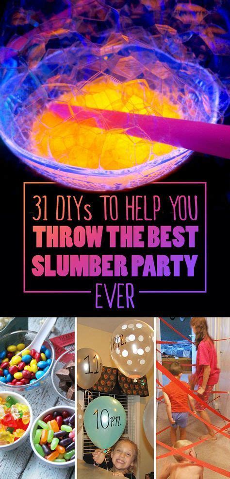 31 Diys To Help You Throw The Best Slumber Party Ever Sleepover