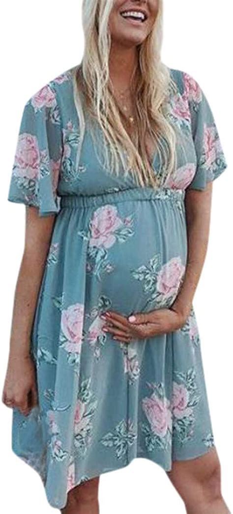 Hulday Maternity Wear Maternity Dress Summer Dresses Womens Mama Dress