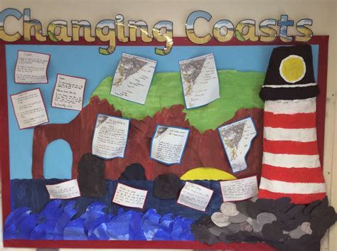 Year 5 Coasts Rivers Classroom Display Mar 16 Coastal Display