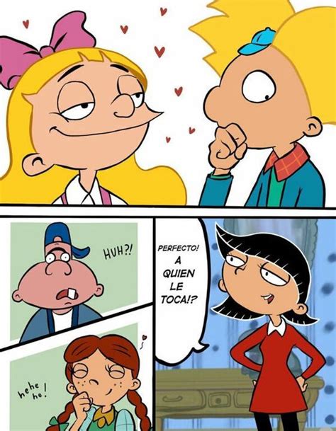 Cómics De Hey Arnold☄ El Juego De La Botella Hey Arnold