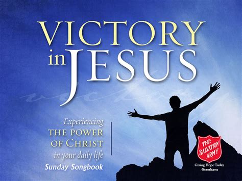 Victory In Jesus Insights Life Song Lyrics And Video Blog Church In