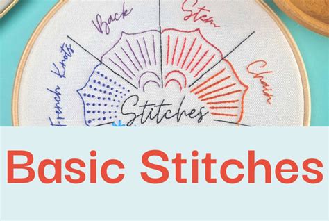 What Are The Basic Hand Embroidery Stitches That Every Beginner Should