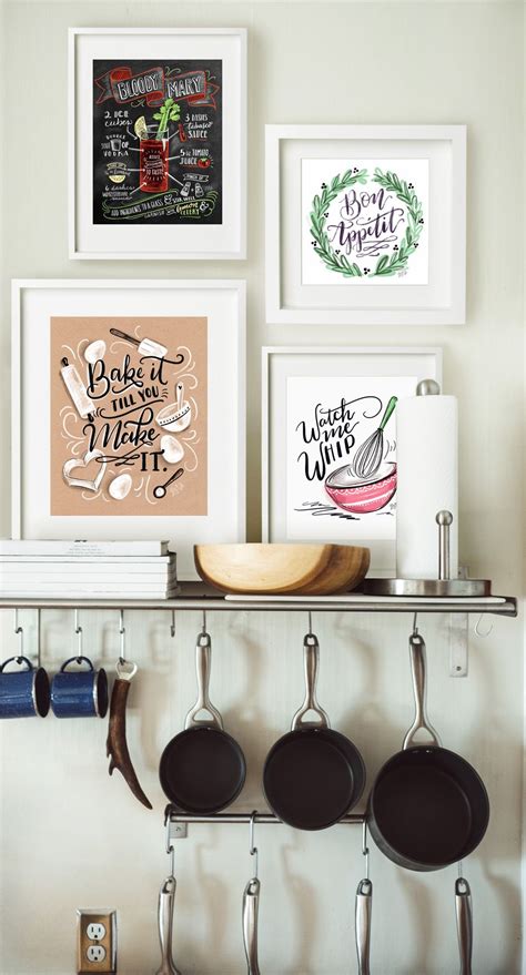 Decorate Your Kitchen Wall With Free Printable Art From Hp Hang One