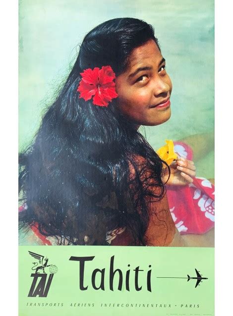 Bernard Villaret Tahiti Tai Ca Posters We Love