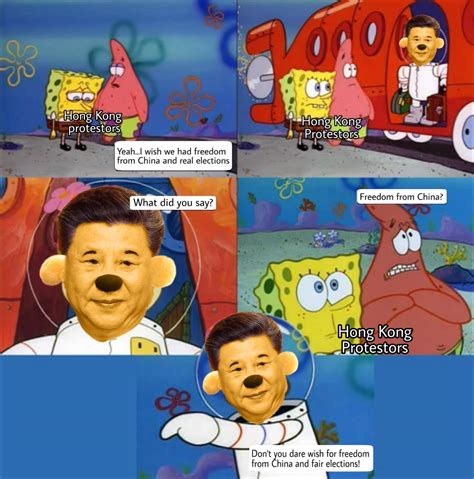 Dont Say Nuthin About China Rbikinibottomtwitter Spongebob