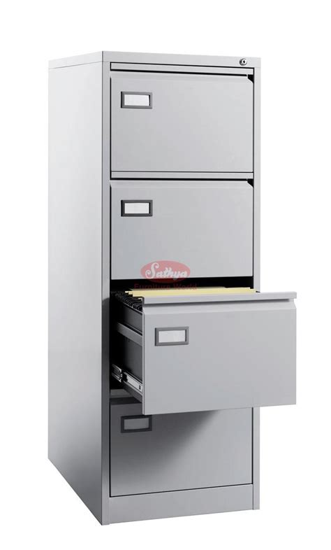 Metal Gray 4 Drawer Steel Filing Cabinet Design Type Standard For