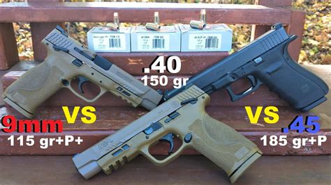The Most Fair 9mm Vs 40 Vs 45 Ballistic Test You Will Ever See