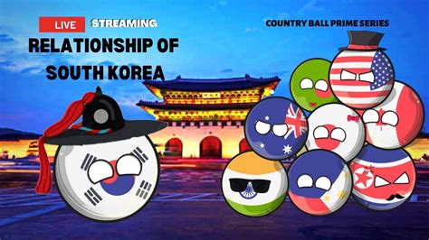 Countryballs Relationship Of South Korea Love And Hate Countries