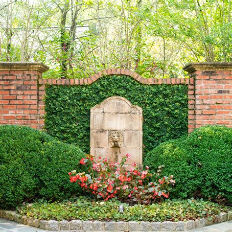 Ivy Walls Brick Wall Gardens Brick Garden Outdoor Wall Fountains