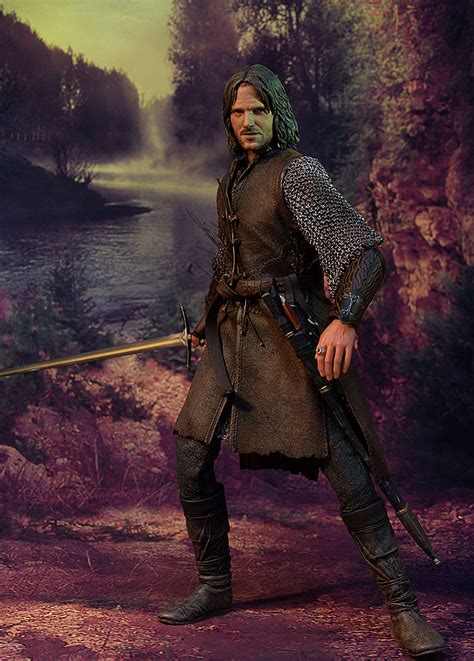 Review And Photos Of Aragorn Lord Of The Rings Deluxe Sixth Scale Action Figure