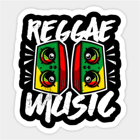 reggae music jamaican sound system reggae ts sticker teepublic