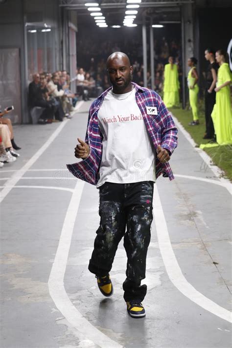 Fashion Designer Virgil Abloh And Models Walk The Runway During The Off