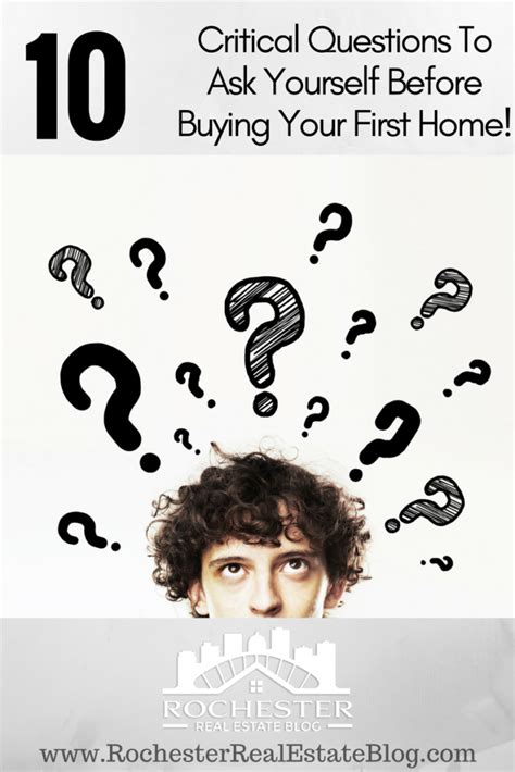 10 Critical Questions To Ask Yourself Before Buying Your First Home