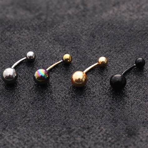 1pc Sexy Dangling Navel Belly Button Ring Double Round Piercing Belly Piercin Cb Ebay
