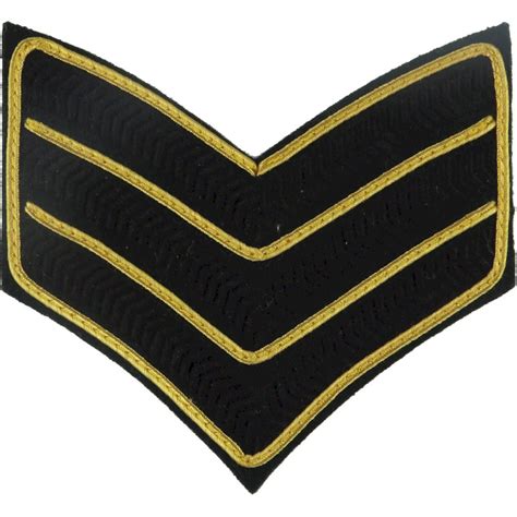 Serjeants Rank Stripes Royal Green Jackets Nco Or Officer Cadet Ran