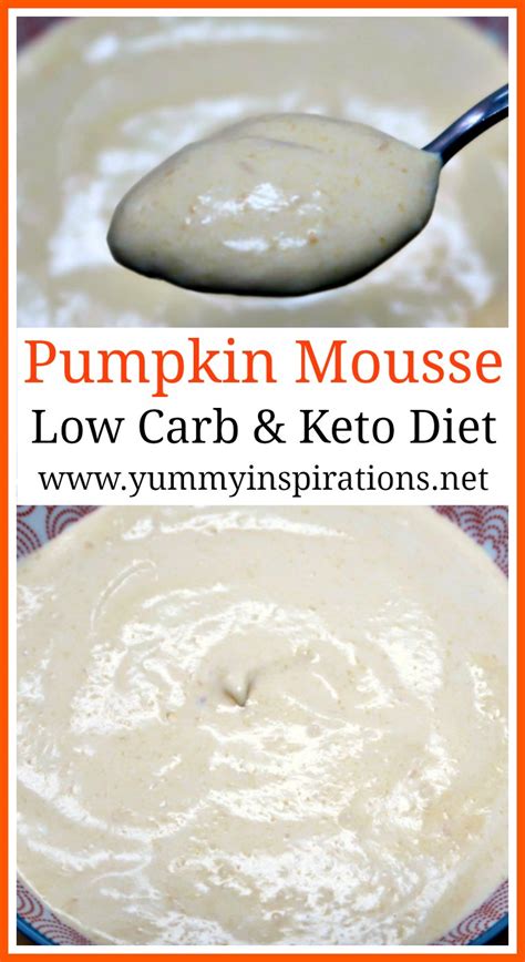 This protein mousse recipe uses cannellini, a type of haricot bean, but any let me know if you make this and what you add by tagging on social media @nestandglow. Low Carb Pumpkin Mousse Recipe - Easy Keto Pumpkin Dessert