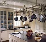 Images of Racks For Hanging Pots And Pans In Kitchens